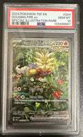 2024 POKEMON TEF EN GOUGING FIRE ex SPECIAL ILLUSTRATION RARE PSA GEM MT 10