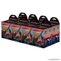 Eight booster boxes of D&D Icons of the Realms: Adventures From Baldur's Gate, featuring detailed miniatures.